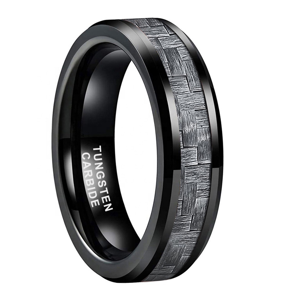 6mm Carbon Fiber Wedding Ring