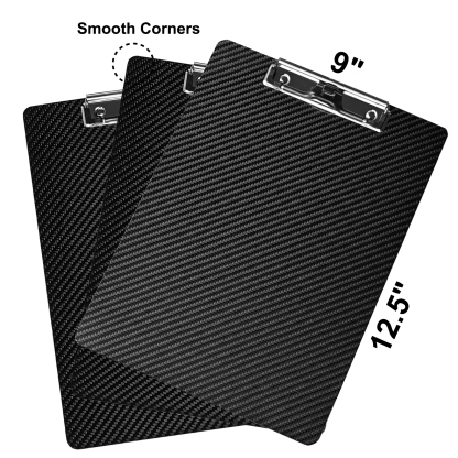 Real Carbon Fiber Clipboard 9 x 12.5 Inch