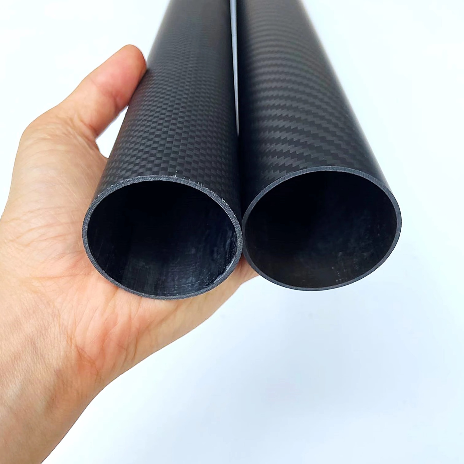 Custom 500MM Length Carbon Fiber Tube Twill Matte Finish