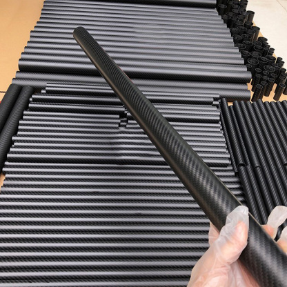 Custom 500MM Length Carbon Fiber Tube Twill Matte Finish