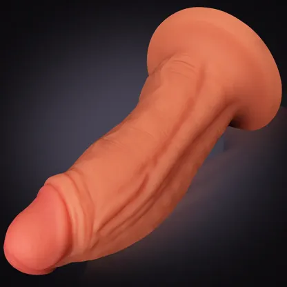 Ultra Thick Liquid Silicone Soft Dildo with Big Base 14.7 Inch