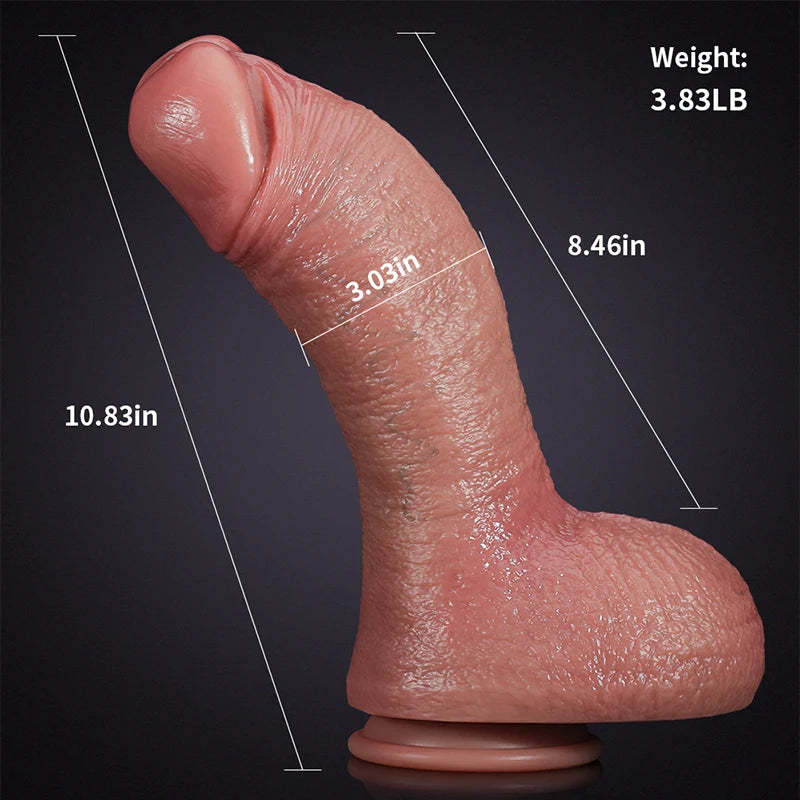 Liquid Silicone Extra Large Dildo 10.83 Inch