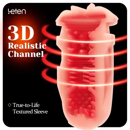 10 Thrusting 10 Heating Strip Realistic Male Masturbator
