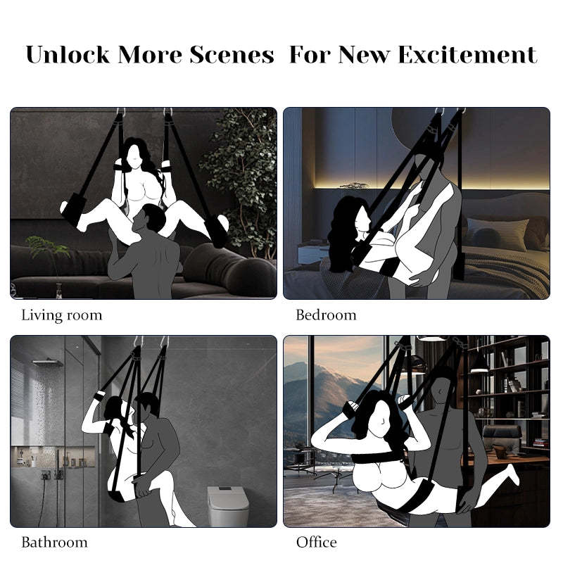 360° Rotating Sex Swing for Adults Couple Sex