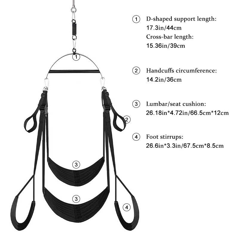 360° Rotating Sex Swing for Adults Couple Sex