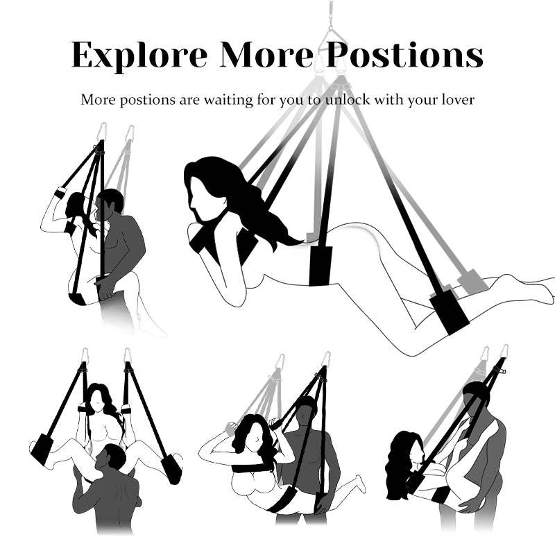 360° Rotating Sex Swing for Adults Couple Sex