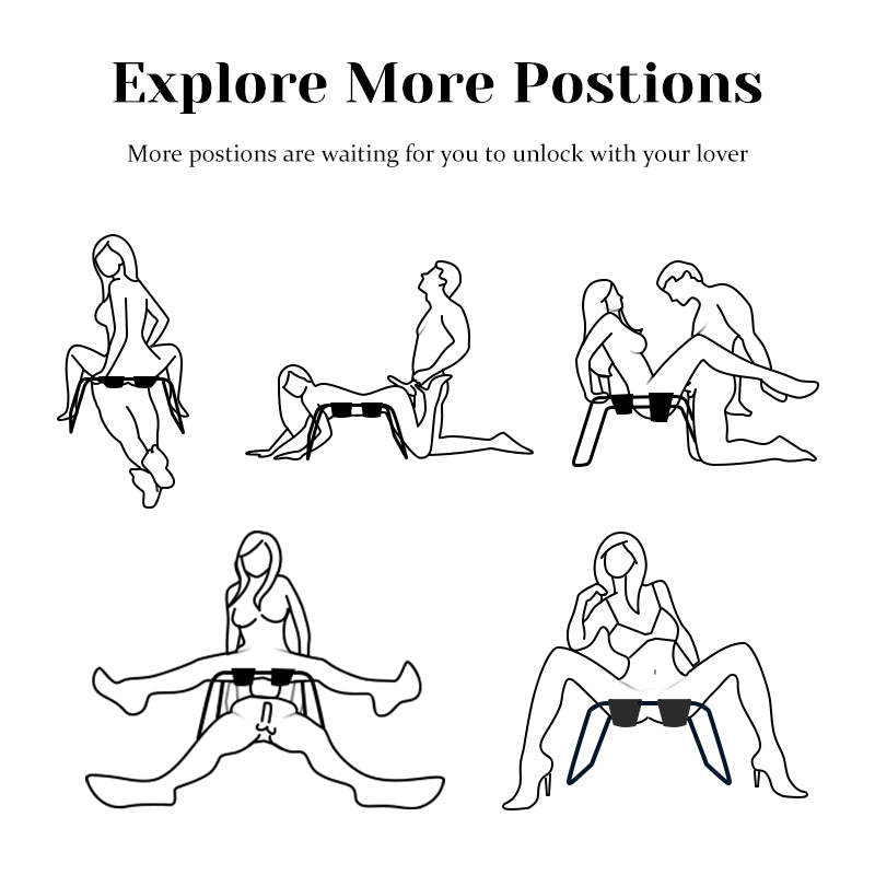 Adjustable Bouncing Sex Chair for Enhanced Position Support