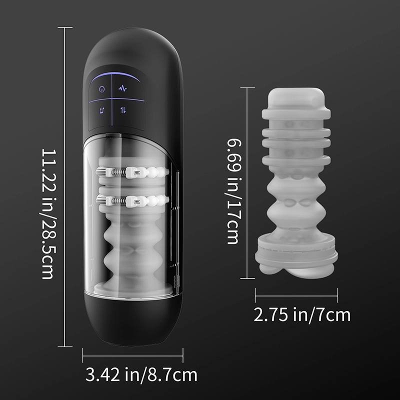 Automatic Thrusting Vibrating Waterproof Male Masturbator