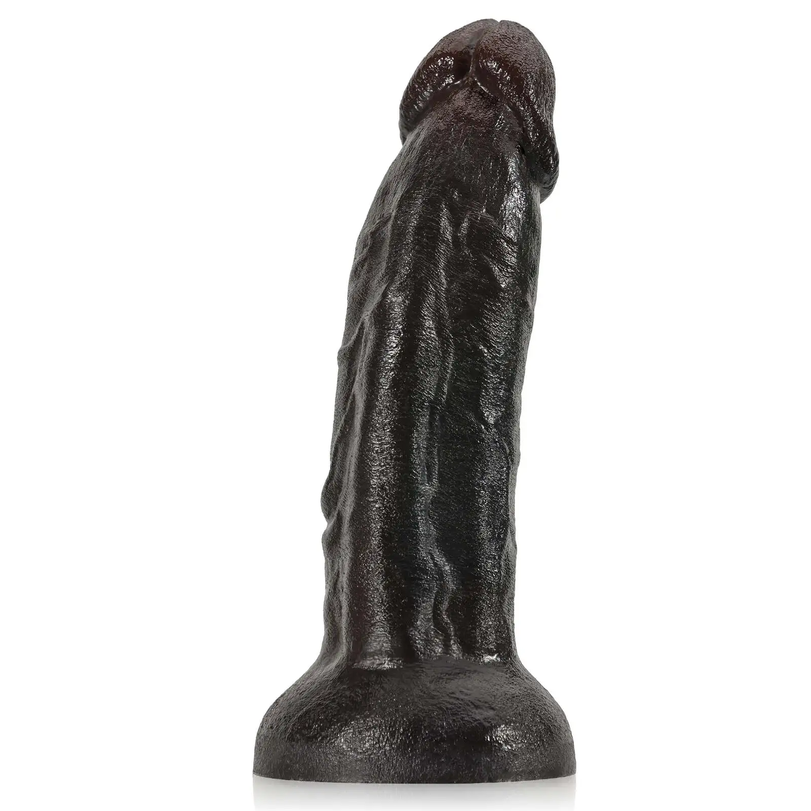 Curved Black Dildo with Suction Cup 8.66  Inch（L Size）