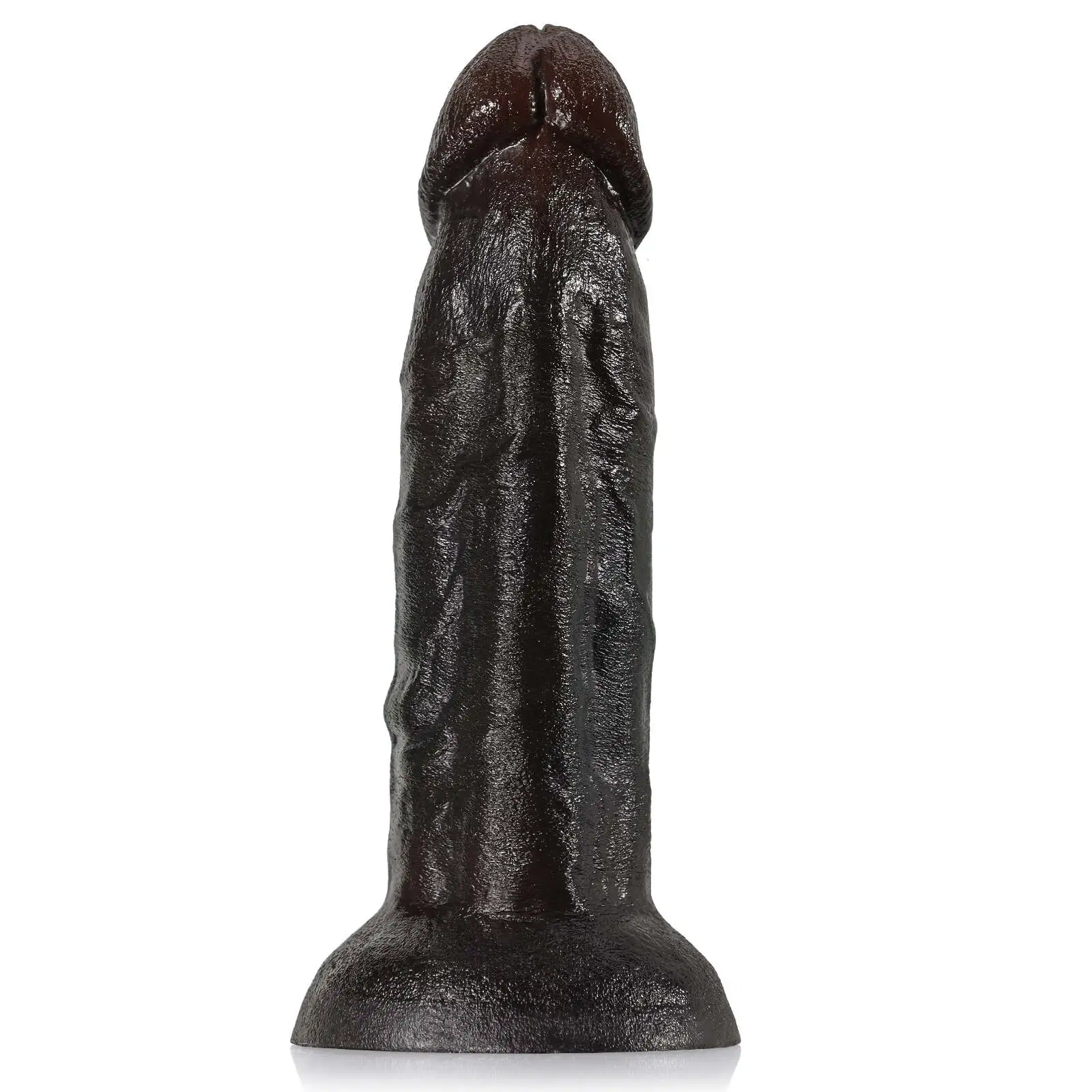 Curved Black Dildo with Suction Cup 8.66  Inch（L Size）