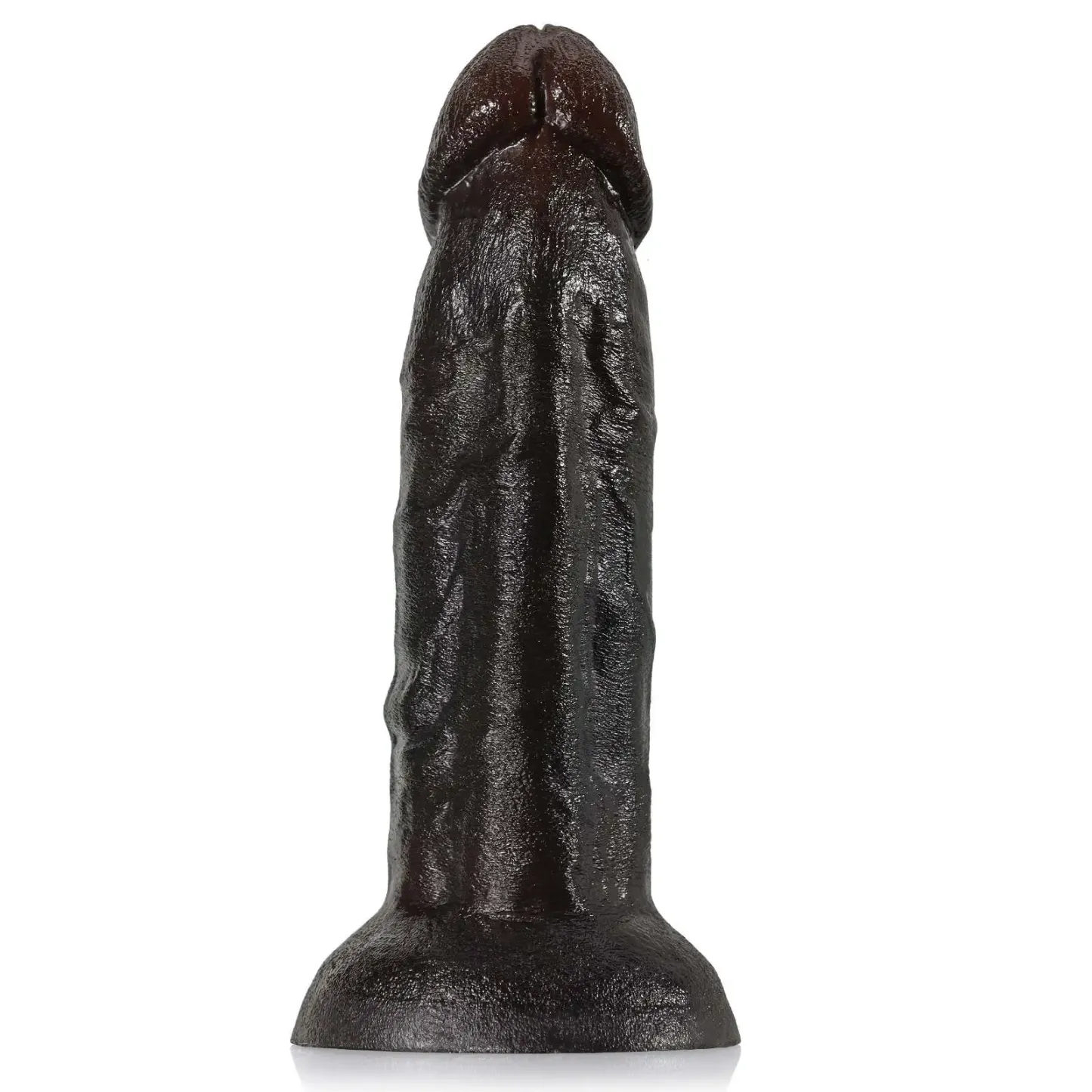 Curved Black Dildo with Suction Cup 8.66  Inch（L Size）