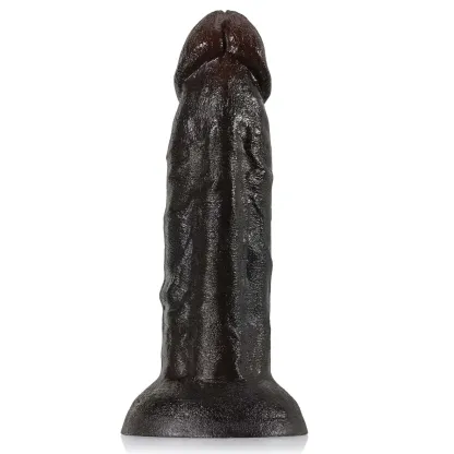 Curved Black Dildo with Suction Cup 8.66  Inch（L Size）