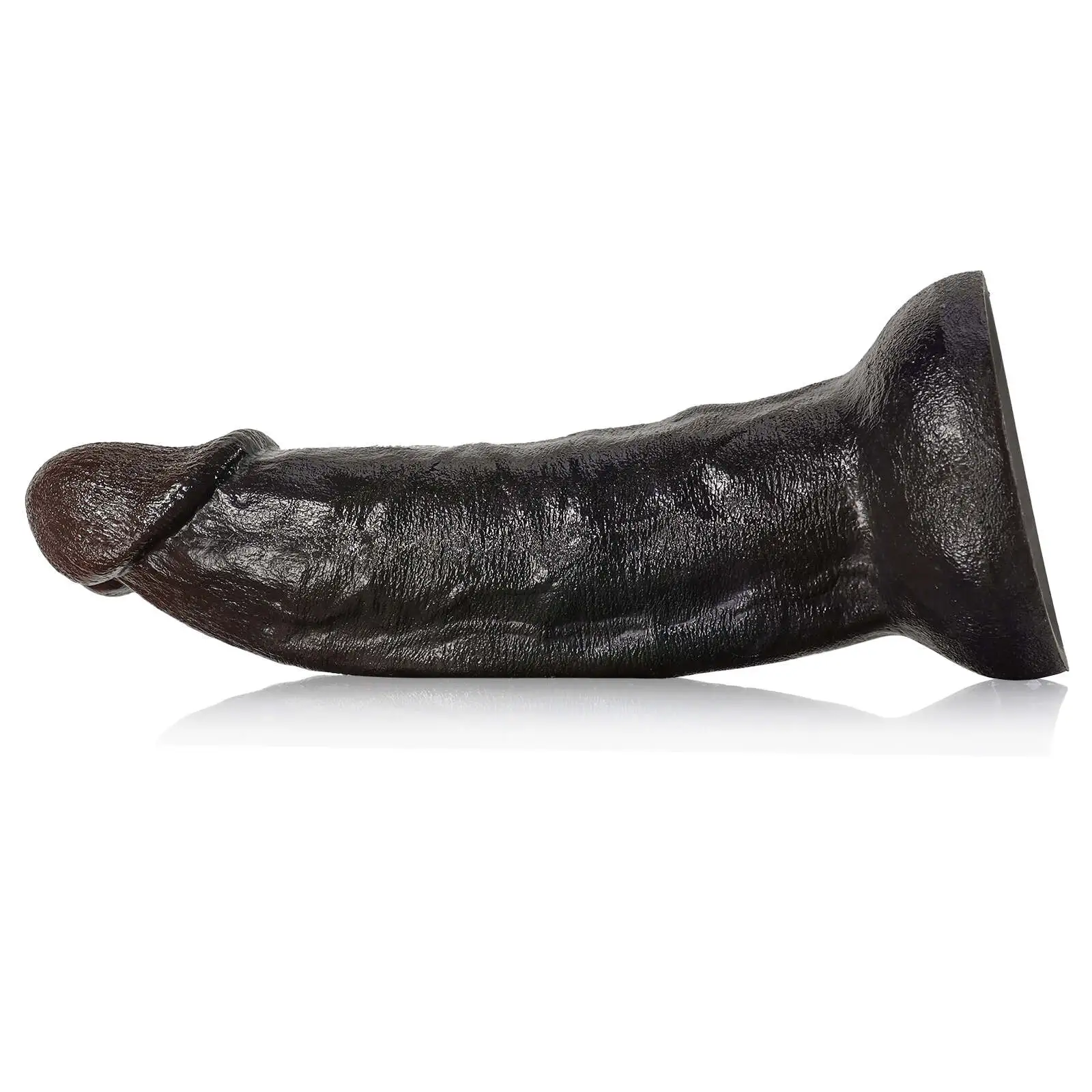 Curved Black Dildo with Suction Cup 8.66  Inch（L Size）