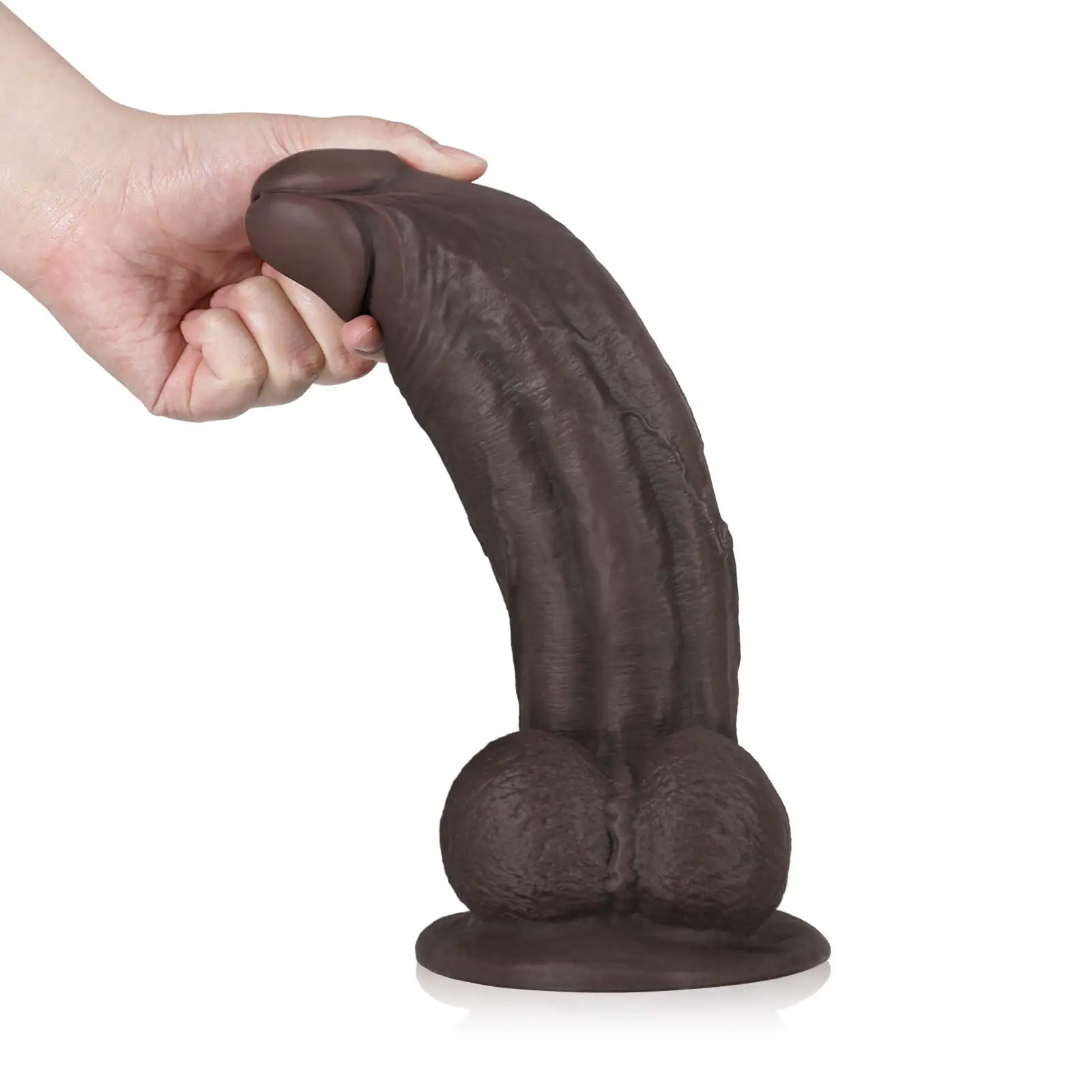 Big Black Dual Density Silicone Dildo 12 Inch（XL/XXL）