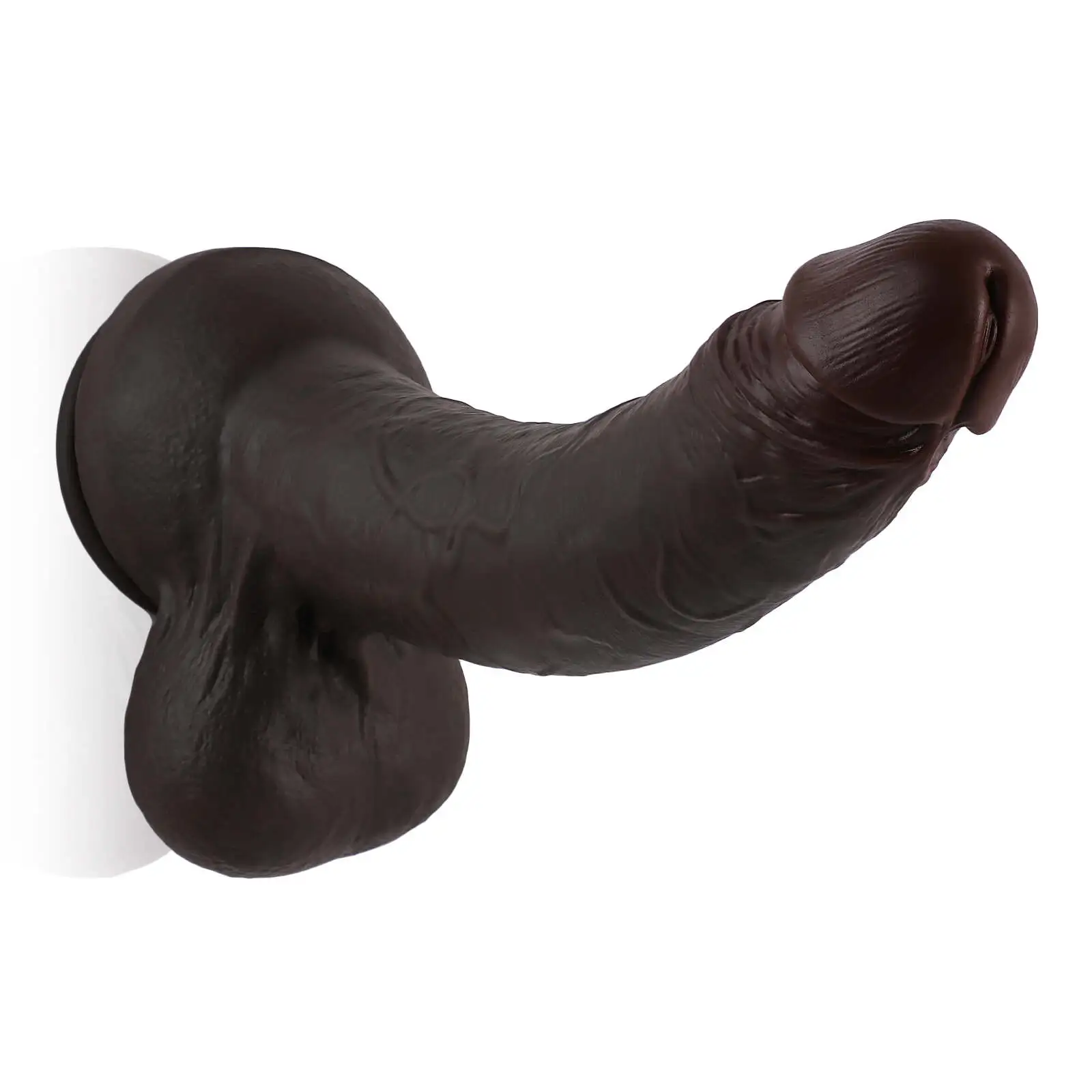 Big Realistic Black Silicone Dildo12.79 Inch