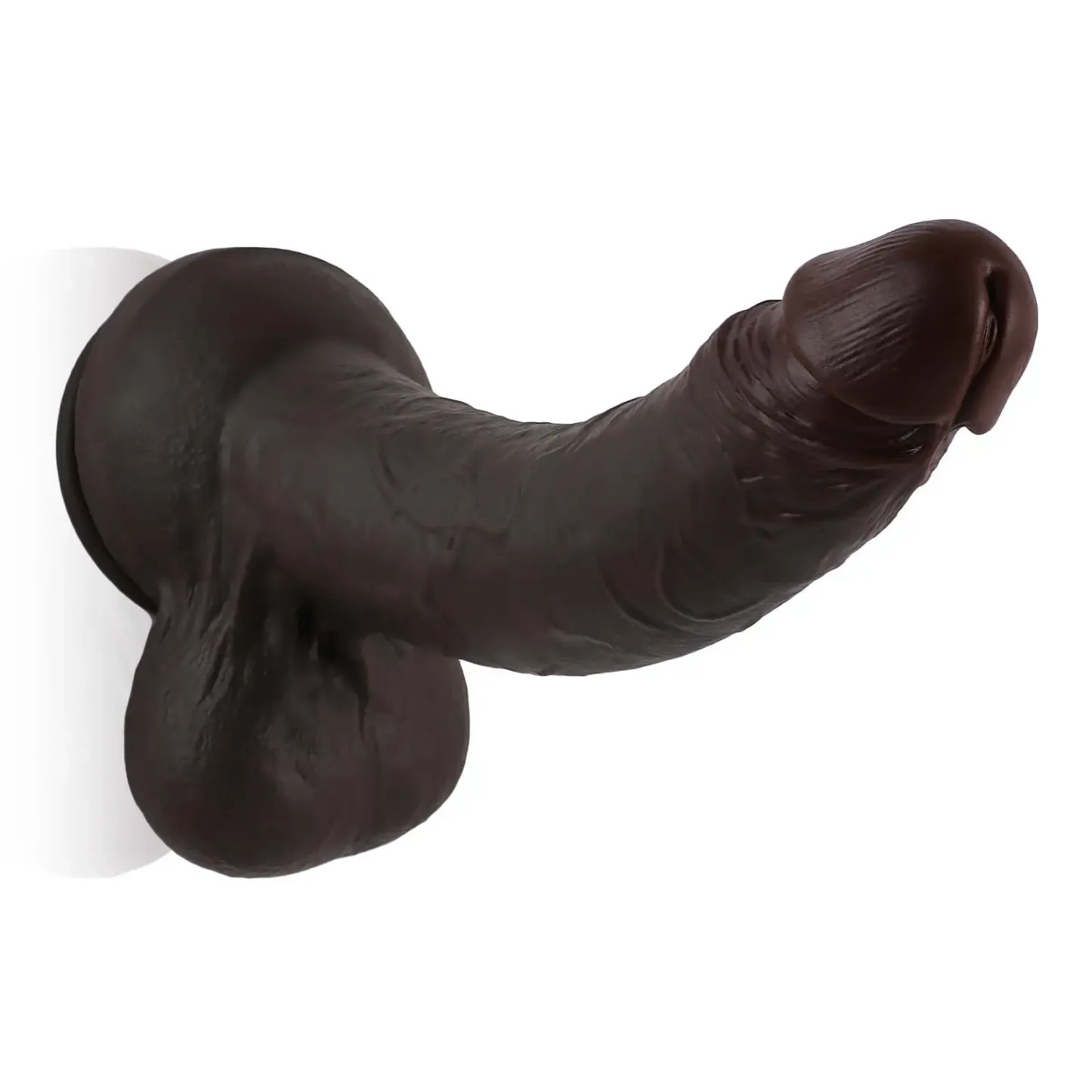 Big Realistic Black Silicone Dildo12.79 Inch