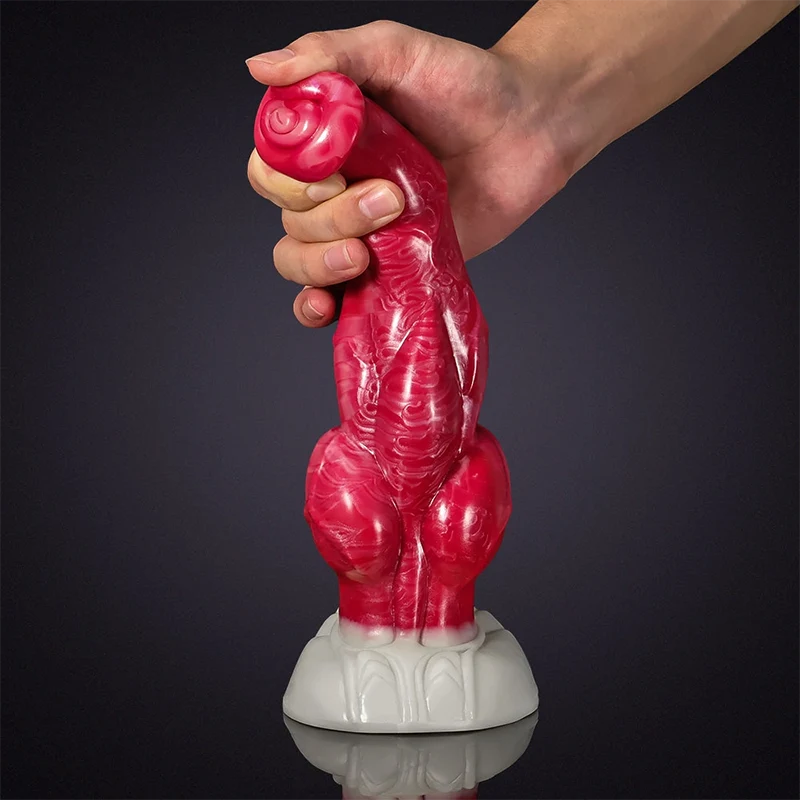 Big Suction Cup Silicone Horse Dildo 10.62 Inch