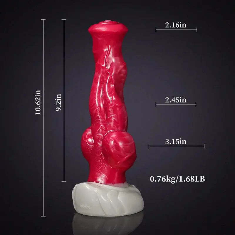 Big Suction Cup Silicone Horse Dildo 10.62 Inch