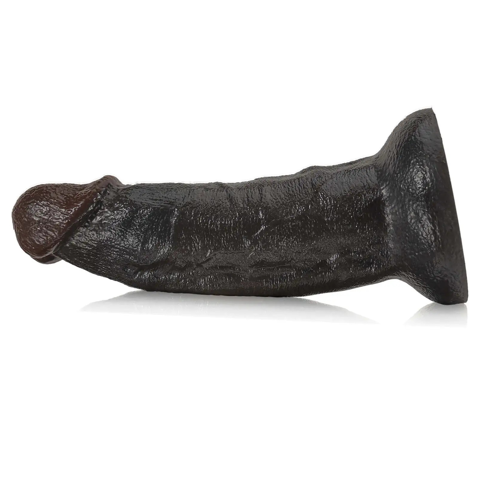 Curved Black Dildo No Balls 10 Inch（XL Size）