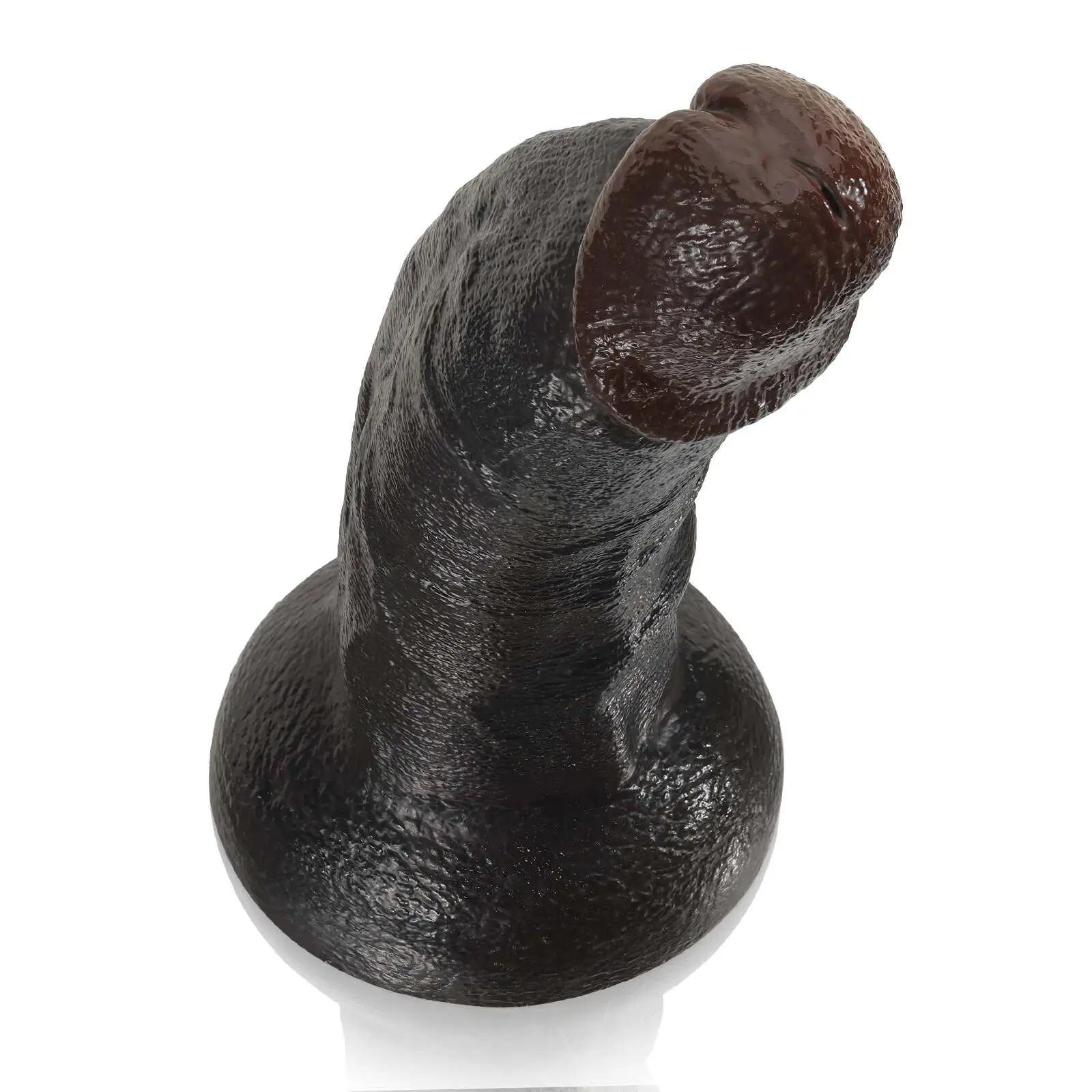 Curved Black Dildo No Balls 10 Inch（XL Size）