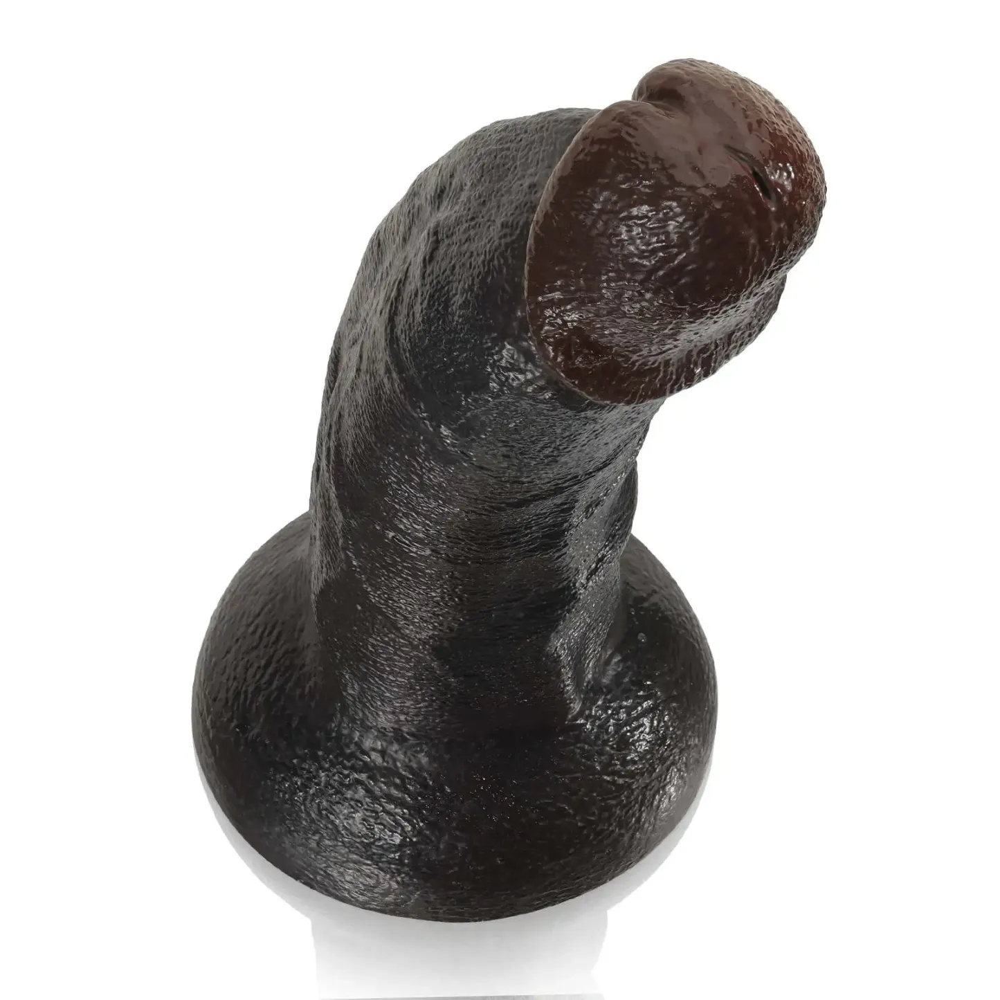 Curved Black Dildo No Balls 10 Inch（XL Size）