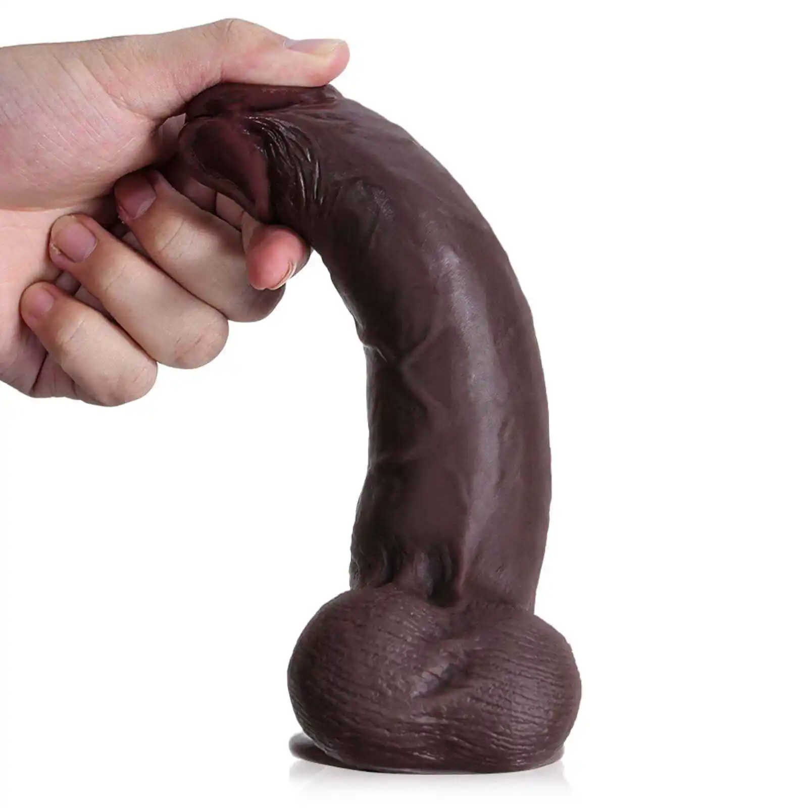 Black Realistic Dildo-SIF02-Black