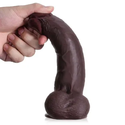 Black Realistic Dildo-SIF02-Black