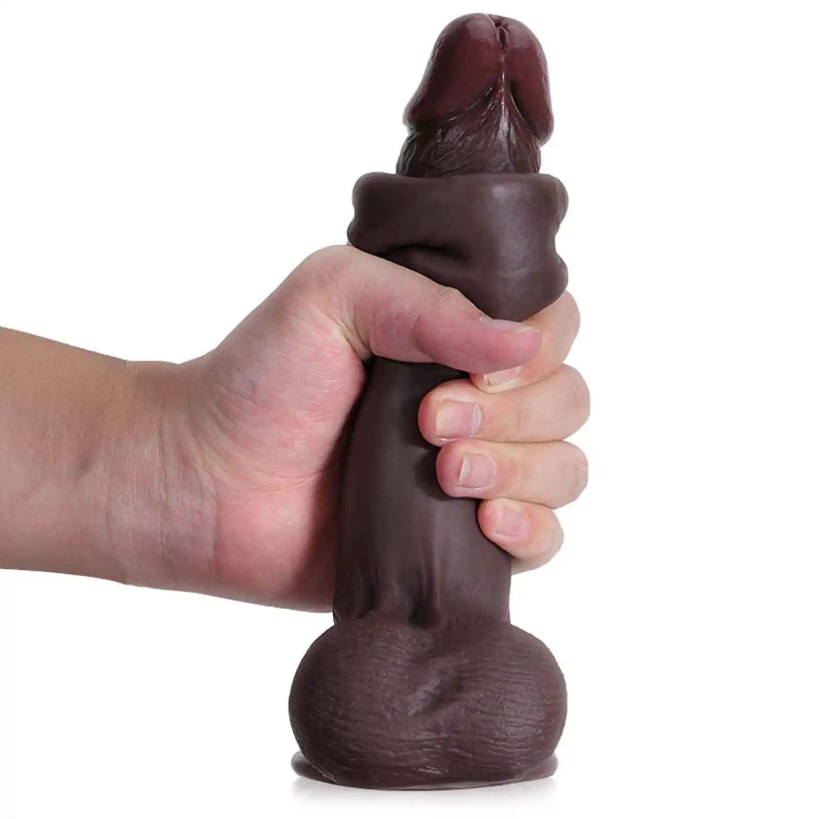 Black Realistic Dildo-SIF02-Black