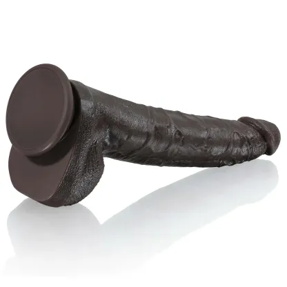 Black Silicone Dildo-SID108-Black