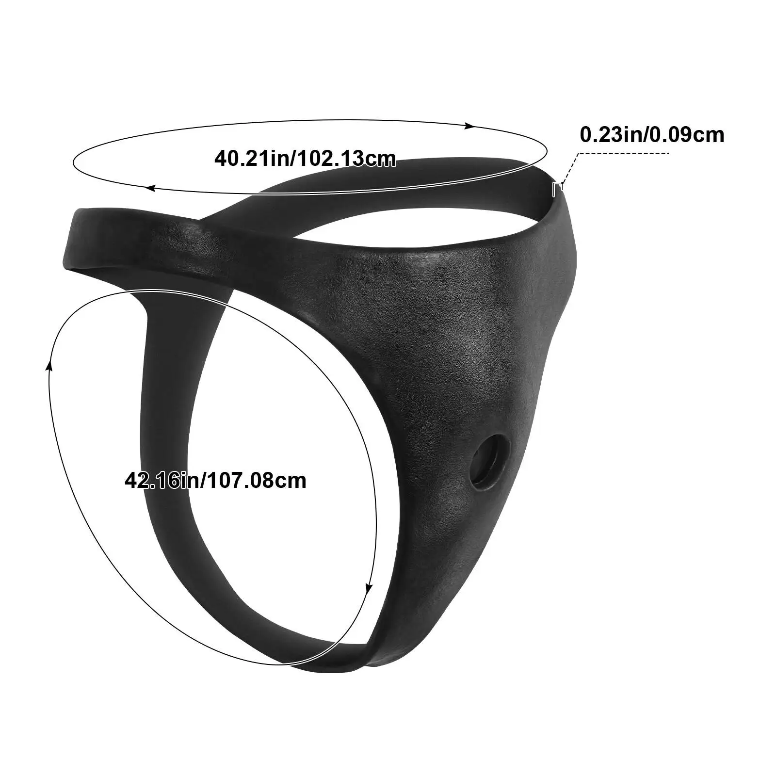 Black Silicone Wearable Dildo Panties with Suction Cup Dildo (Dildo Not Included)