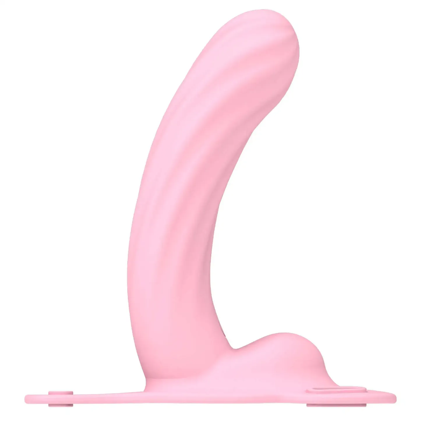 Curved G-Spot Dildo - Vibrating Strap On Dildo with 10 Vibrating 6.51Inch