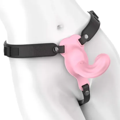 Curved G-Spot Dildo - Vibrating Strap On Dildo with 10 Vibrating 6.51Inch