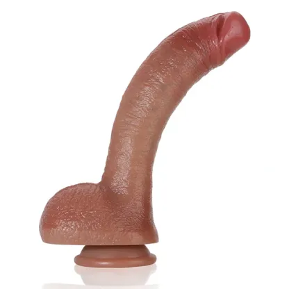 Curved Silicone Dildo 10.24 Inch