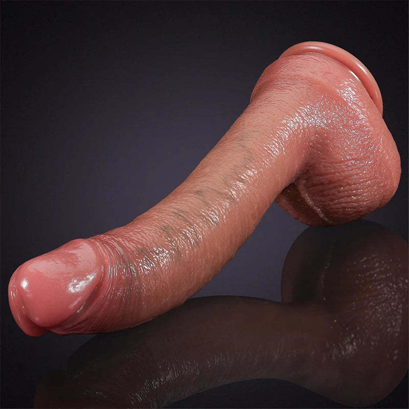 Curved Silicone Dildo 10.24 Inch