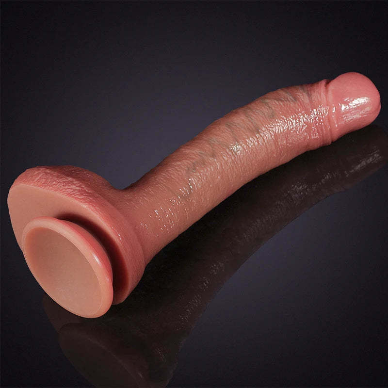 Curved Silicone Dildo 10.24 Inch
