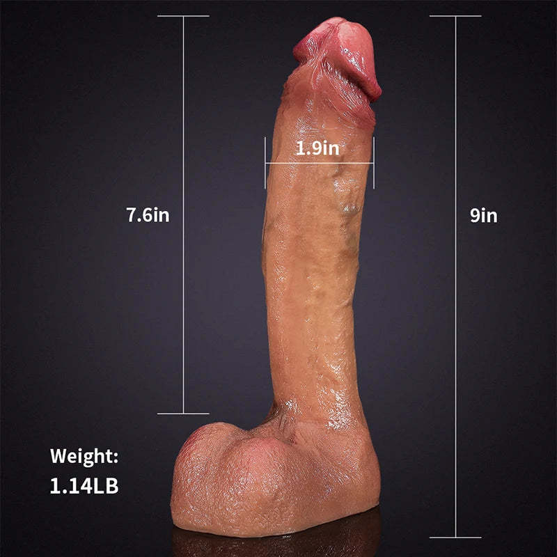 Curved Silicone Dildo 9.44 Inch