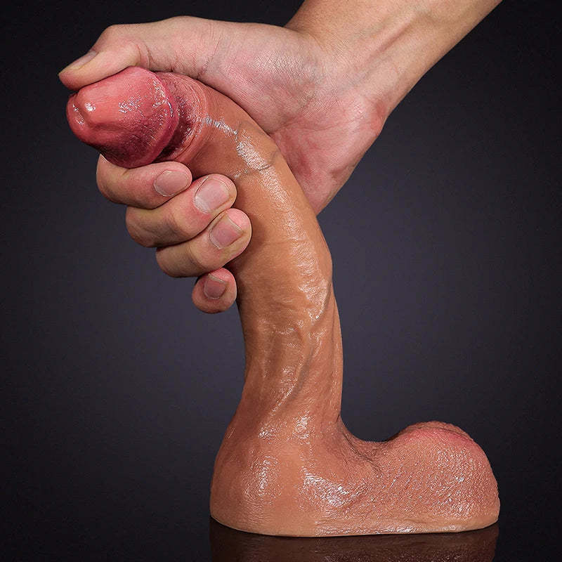Curved Silicone Dildo 9.44 Inch
