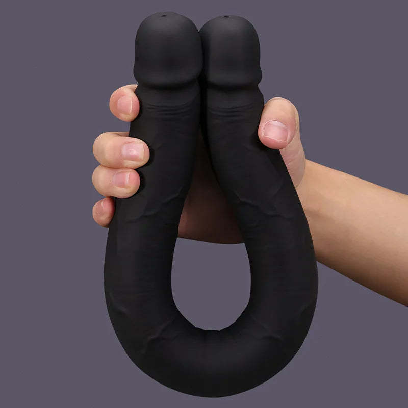 Extra Long Liquid Silicone Double Dildo 19.2 Inch