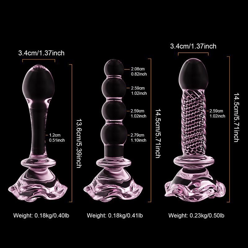 GAP05 Glass Butt Plug