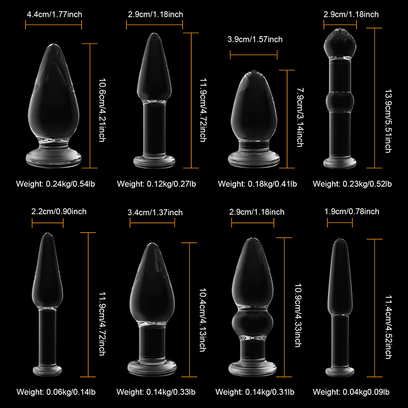 GAP06 Glass Butt Plug