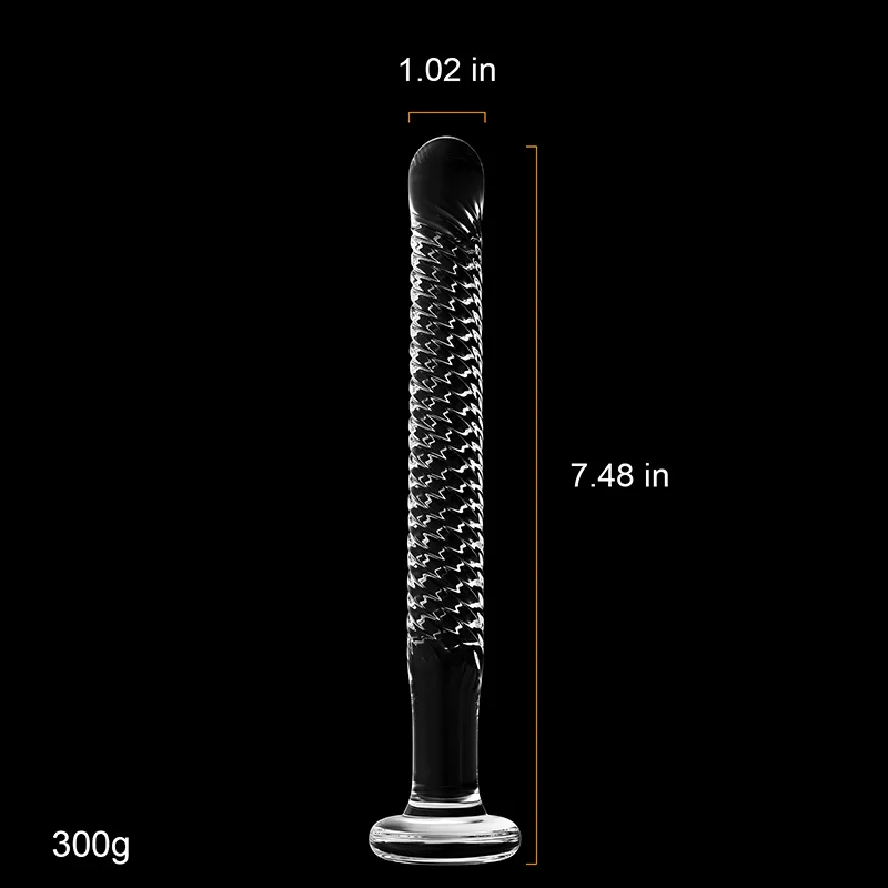 GLD13 glass dildo