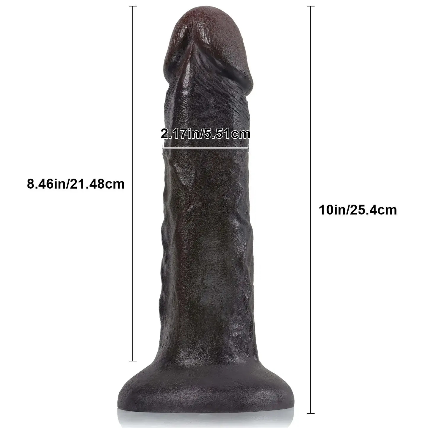 Giant Anal Dildo-SID79-Black