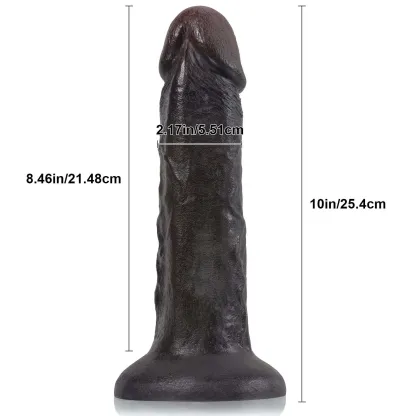 Giant Anal Dildo-SID79-Black