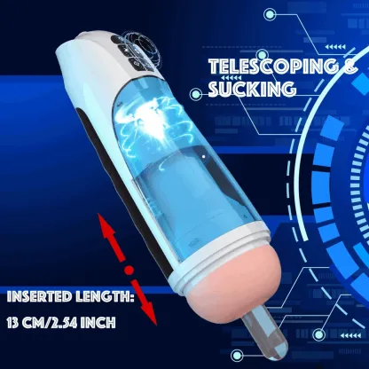 Huge Hands-Free Pleasure Realistic Masturbators with Heating Base