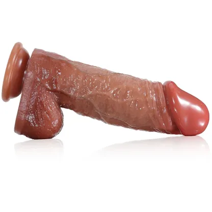 Large  Silicone Thrusting Dildo with 3 Modes Telescopic 9.3Inch