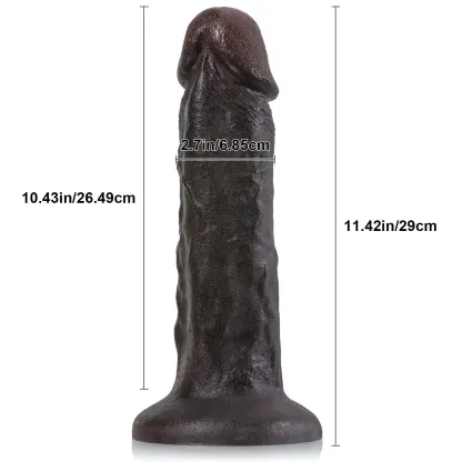 Large Anal Dildo-SID86-Black
