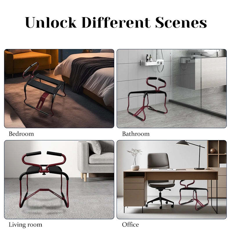 Multifunctional Sex Position Enhancer Chair With Armrests