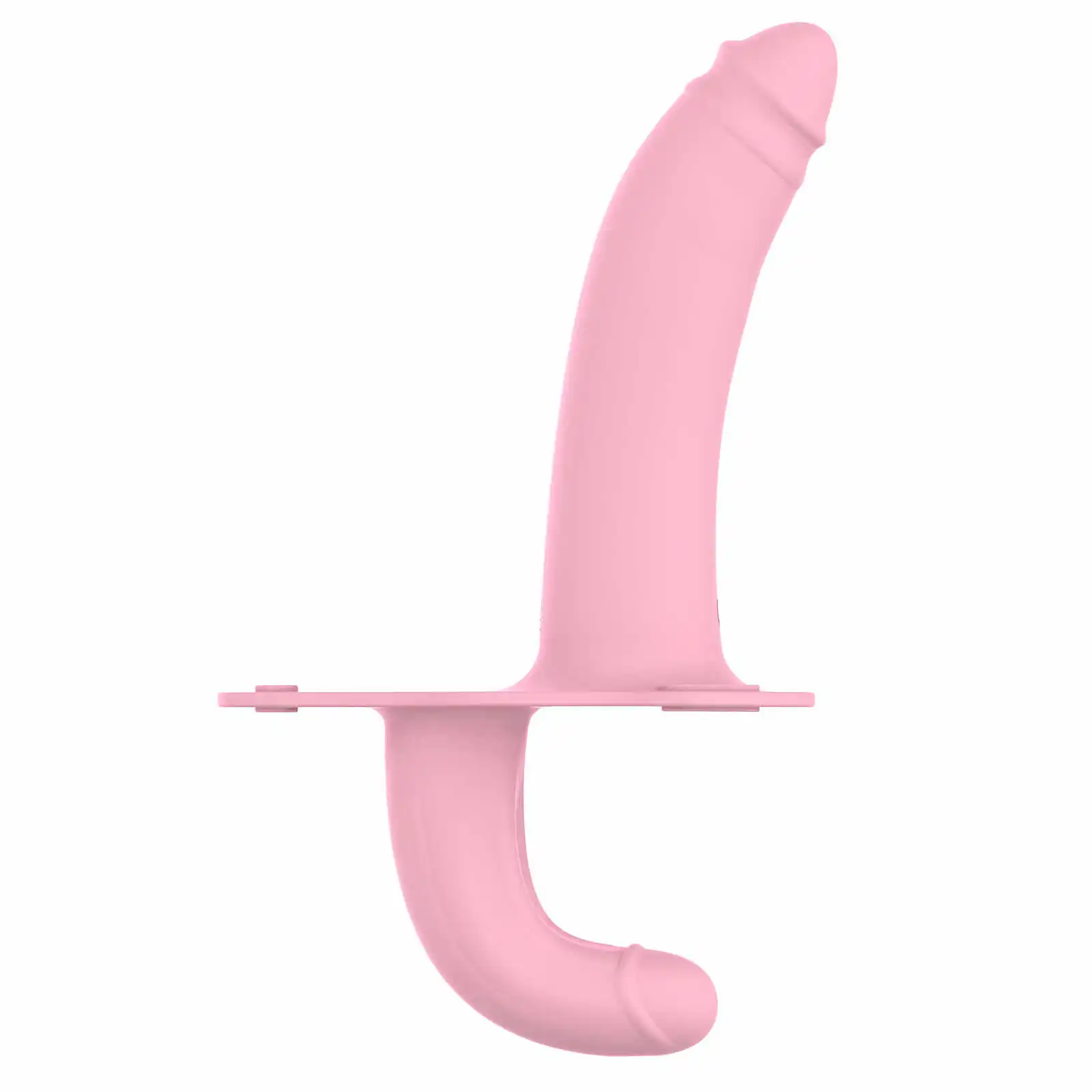 Lesbian Vibrator 10 Frequency Strap-On Vibrating Dildo 9.72 Inch
