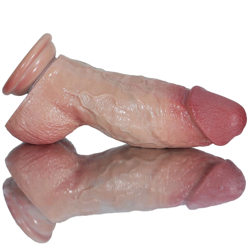 Lifelike Flesh Silicone Small Dildo 6.5 Inch