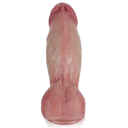 Lifelike Flesh Silicone Small Dildo 6.5 Inch
